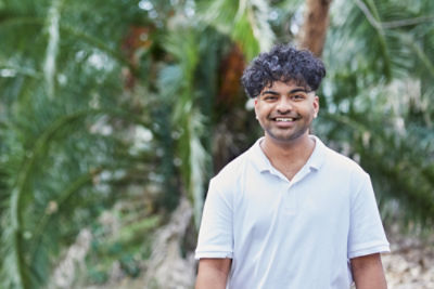 Sahel Mohammed, an international student from India studying at UTS Sydney